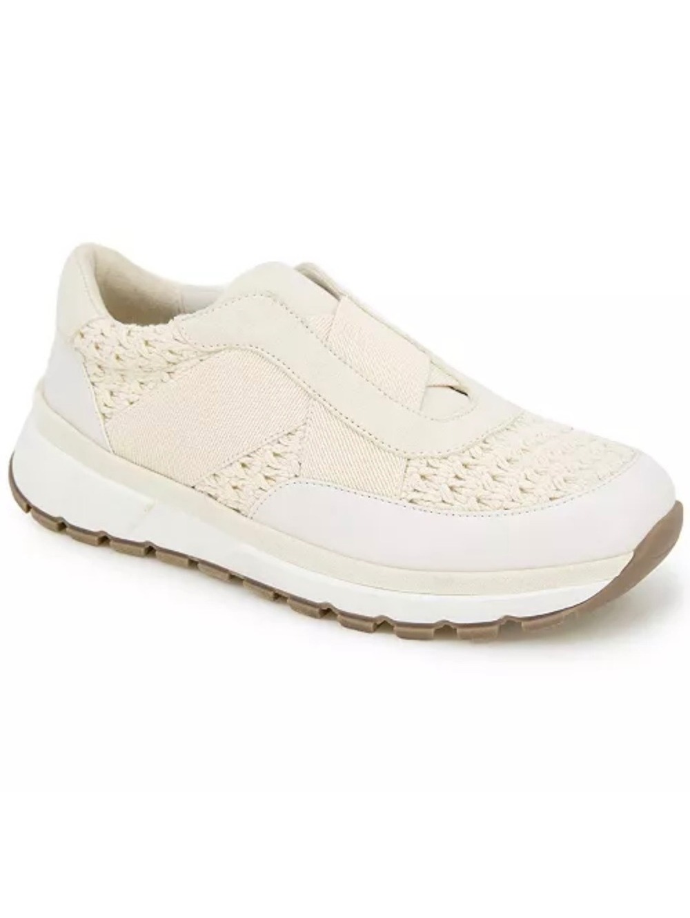 Kenneth Cole Reaction Women's Klancy Sneakers in Porcelain Crochet Size 7